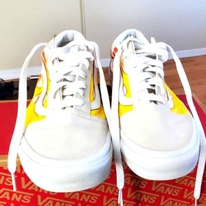 Vans Old Skool (Flame) Wht/Classic Wht